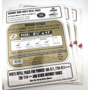 Pioneer Universal Top-Loading Page Protectors #3pkg 5/Pkg-8.5"X 11"